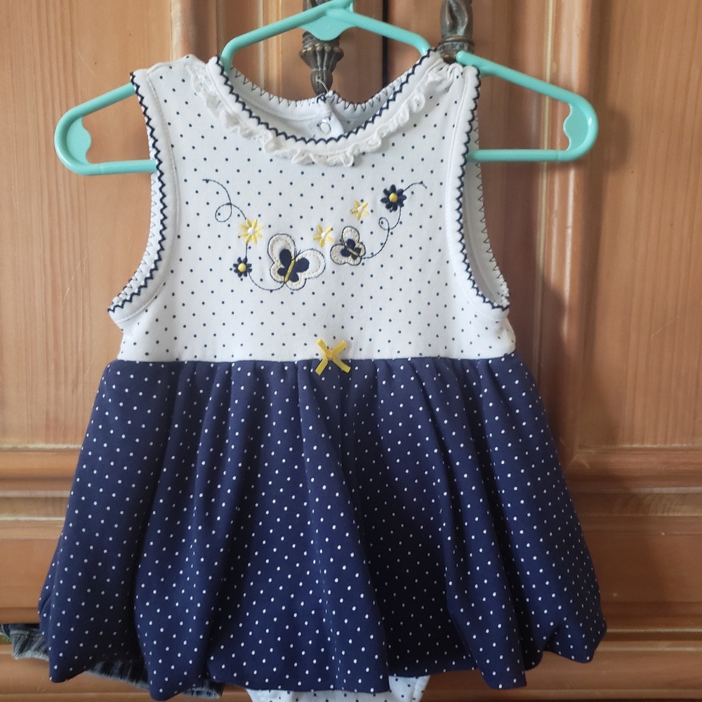 Blue and white  sun dress